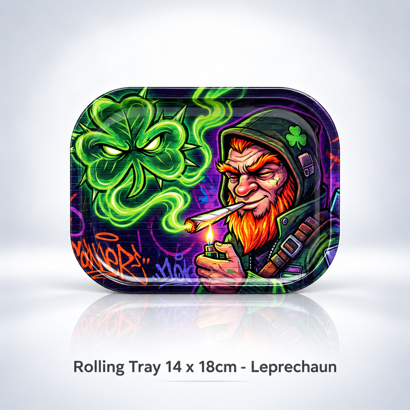 Irish Tray Leprechaun 14 x 18cm
