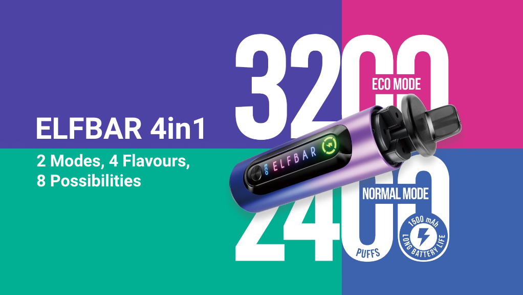 Elf Bar - 4 in 1 Prefilled Pod Kit
