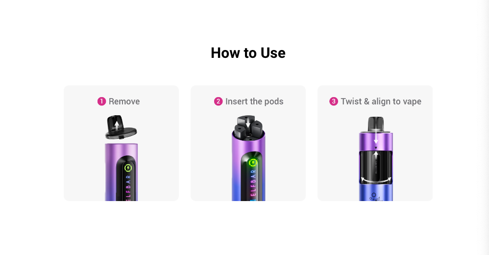 Elf Bar - 4 in 1 Prefilled Pod Kit