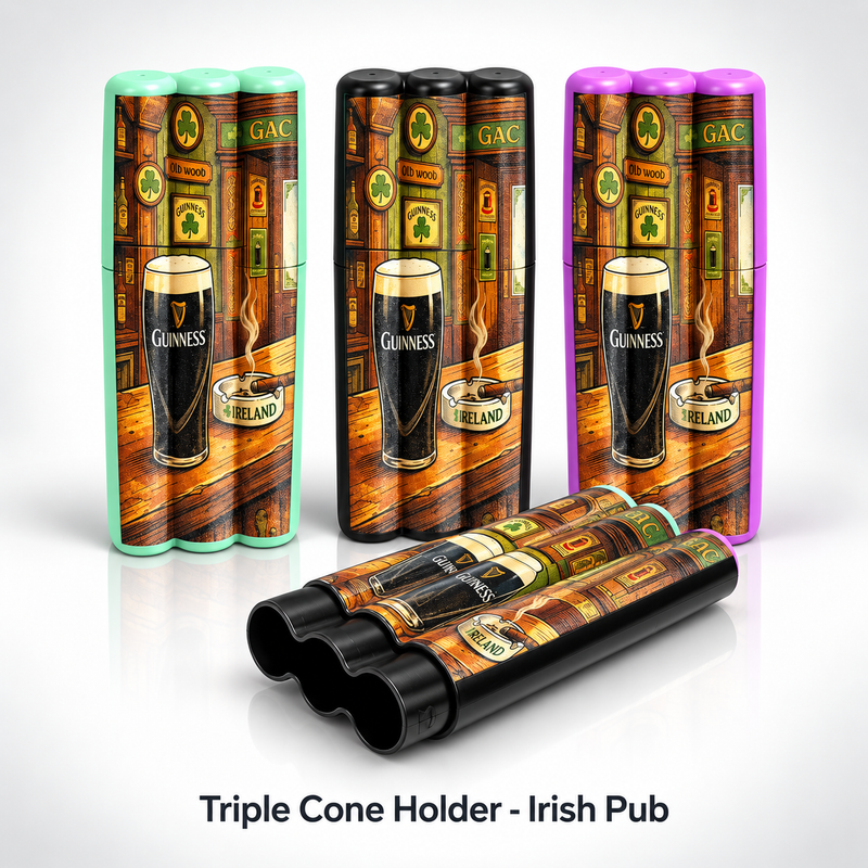 Triple Cone Holder - Irish Pub