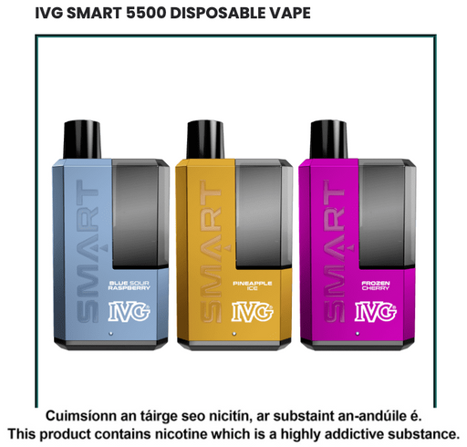 IVG Smart 5500 Disposable Vape Vape & Beyond IVG Smart 5500 Disposable Vape Vape & Beyond