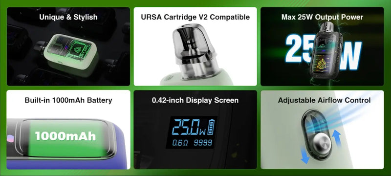 NEW! Lost Vape Ursa Epoch Vape Kit