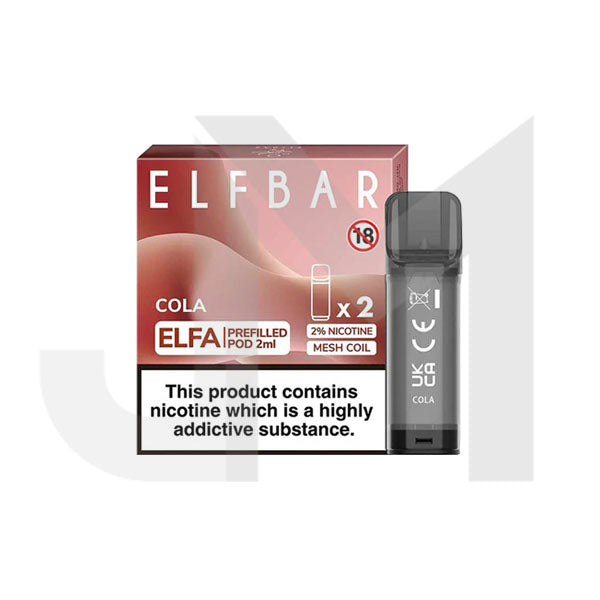 ELF Bar ELFA 20mg Replacement Prefilled Pods 2ml