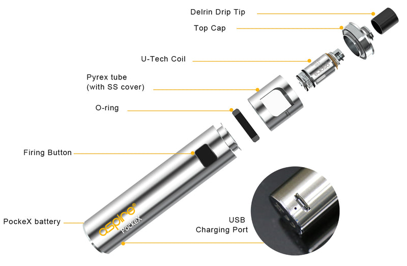 PockeX Pen Kit By Aspire
