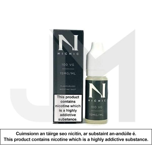 NIC NIC 15mg Nicotine Shot 10ml 100VG