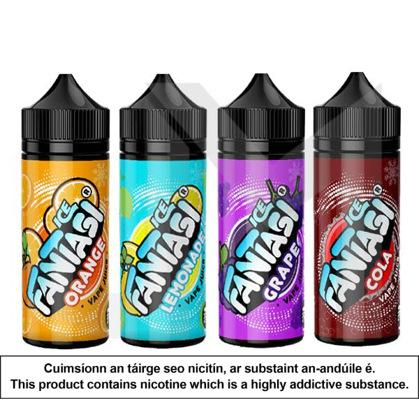 Fantasi Ice 100ml Shortfill E-Liquid 0mg (70VG/30PG)