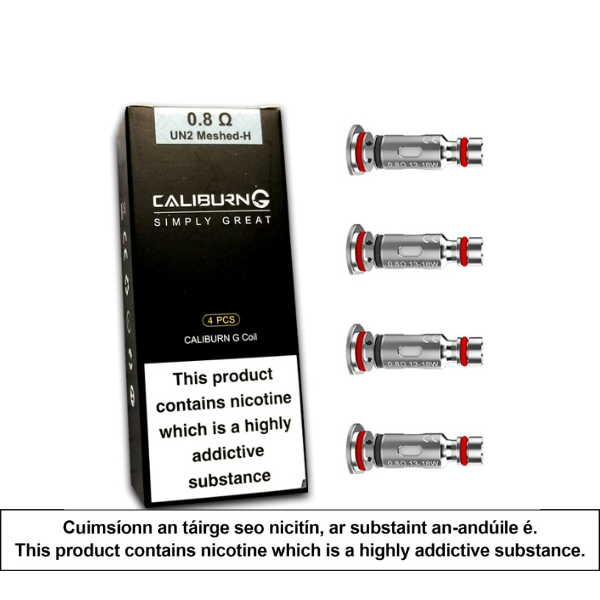 Uwell Caliburn G Coils 0.8ohm Meshed-H (4 Pack)