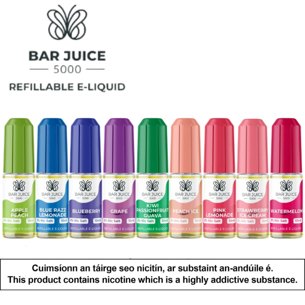 20mg Bar Juice 10ml Nic Salt (50VG/50PG)