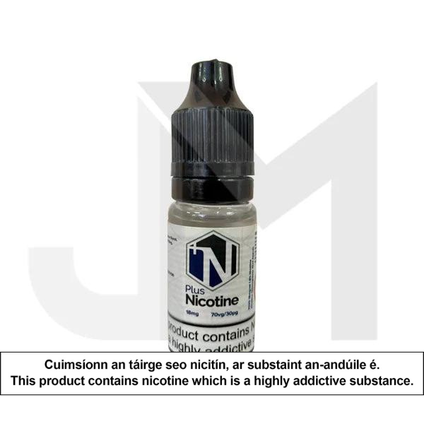 18mg Plus Nicotine Flavourless Nicotine Shot 10ml (70VG)