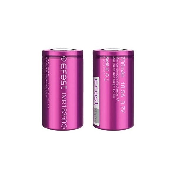 Battery IMR 18350 700mAh 10.5A (1 Battery) - Efest