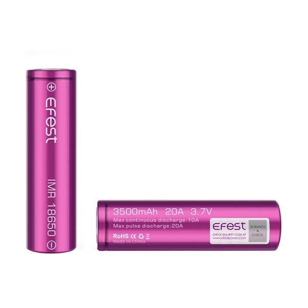 Battery IMR 18650 3500mAh 20A flat top - Efest