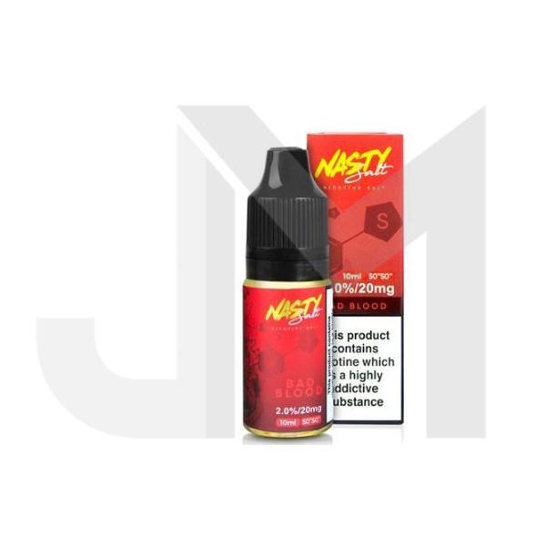 Nasty Salt 20mg 10ML Flavoured Nic Salt (50VG/50PG)