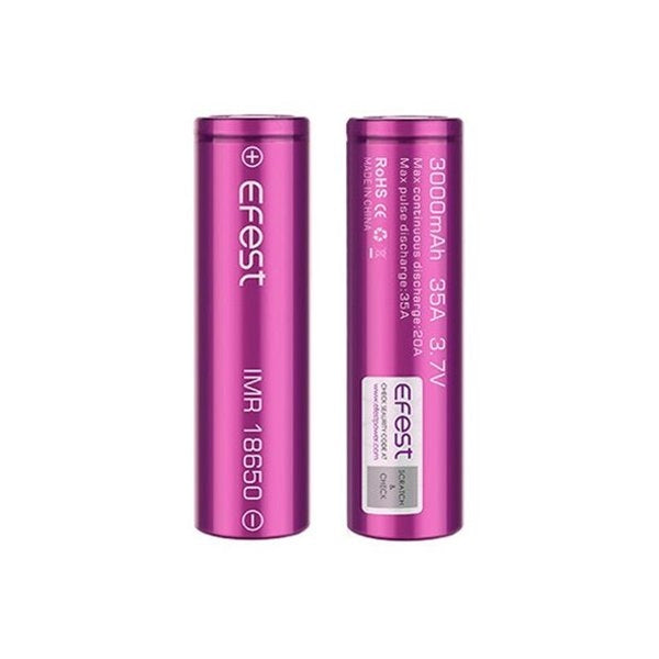 Rechargeable battery 18650 3000mAh 35A flat top - Efest
